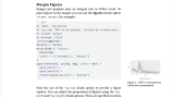 A Typst article page showing code and a margin figure rendered with the Marginalia package