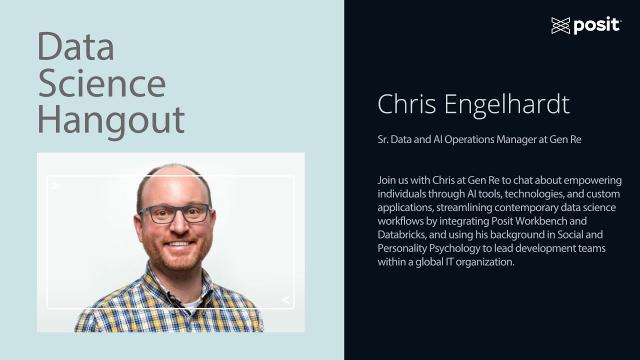 Empowering individuals through AI tools, technologies, and custom apps | Chris Engelhardt @ Gen Re