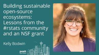 Building sustainable open-source ecosystems: Lessons from the #rstats community and an NSF grant