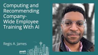 Computing and recommending company-wide employee training pair decisions at scale... posit conf 2024