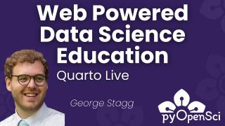 Quarto Live: WebAssembly powered data science learning | pyOpenSci